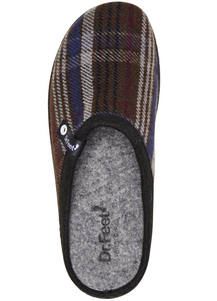 Vilten pantoffels BRUIN