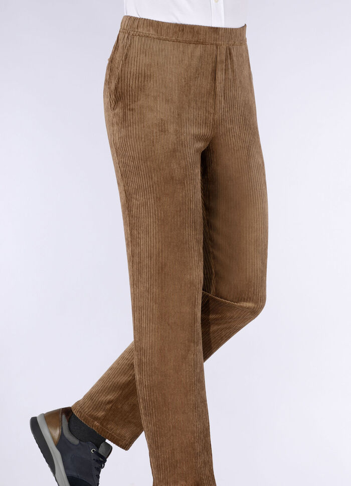‘Klaus Modelle‘ pull-on broek in 4 kleuren KAMEEL