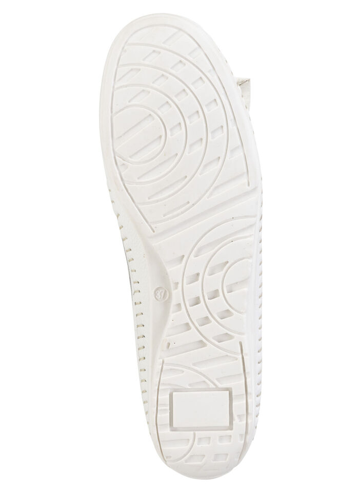 ELENA EDEN pantoffels met elastische zijkanten WEISS