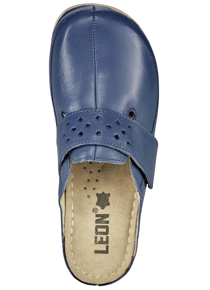 ELENA EDEN klomp met klittenbandsluiting JEANSBLAUW
