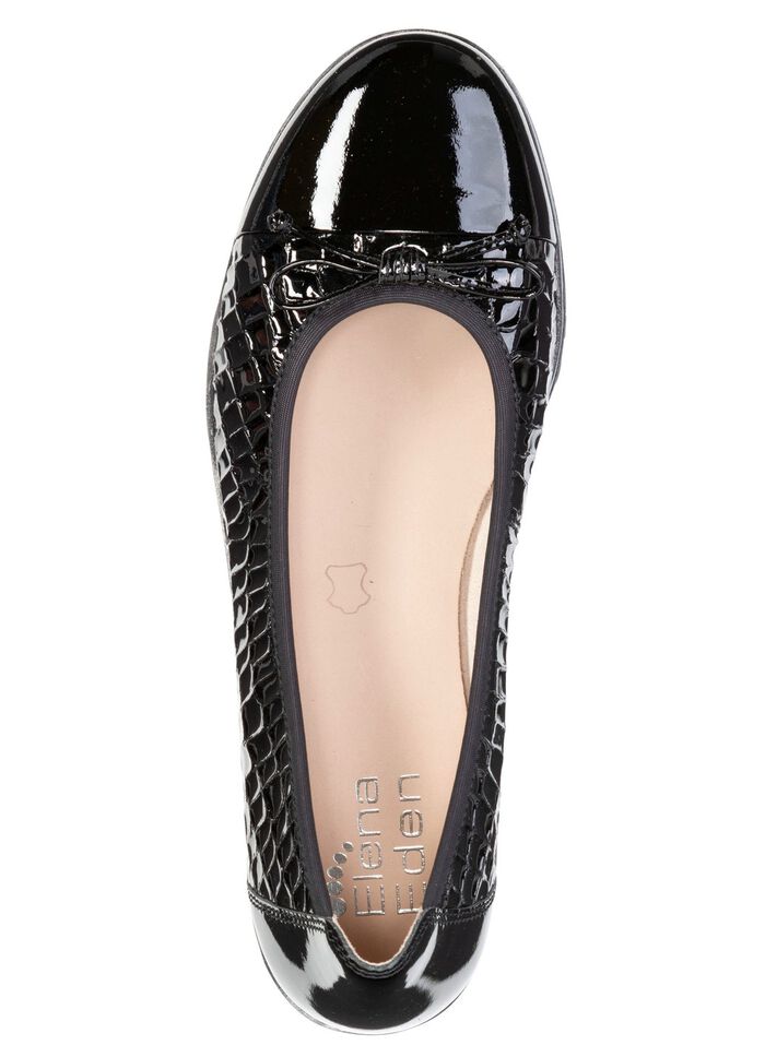 ELENA EDEN, elegante damesballerina's, breedte G, met elastische band 