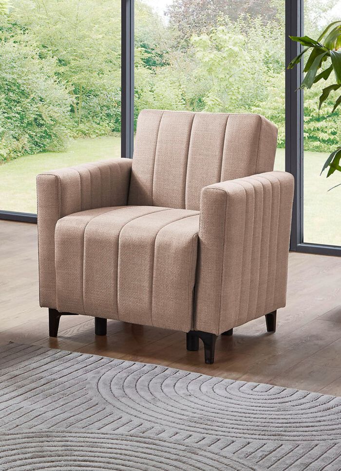 Vrijstaande gestoffeerde meubels met bedfunctie BEIGE