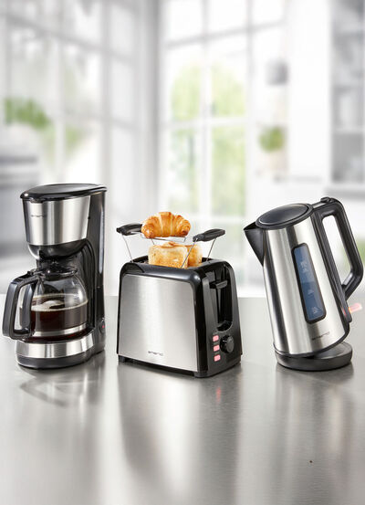 Emerio ontbijtserie met RVS toepassingen 