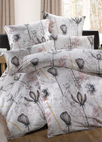 Beddengoedset met paardenbloemmotief 