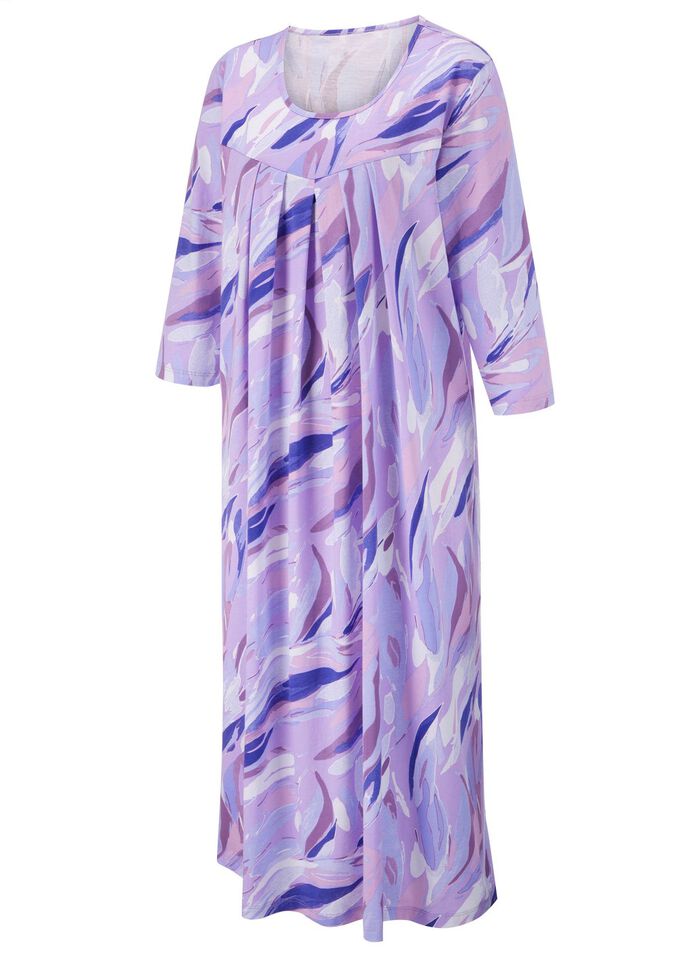 Enkellange nachtjapon van puur katoen 