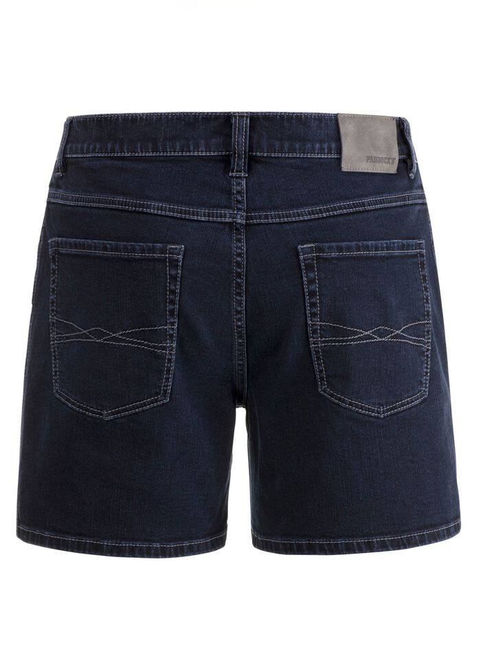 Jeansshort van "Paddock's" in 2 kleuren DONKERBLAUW