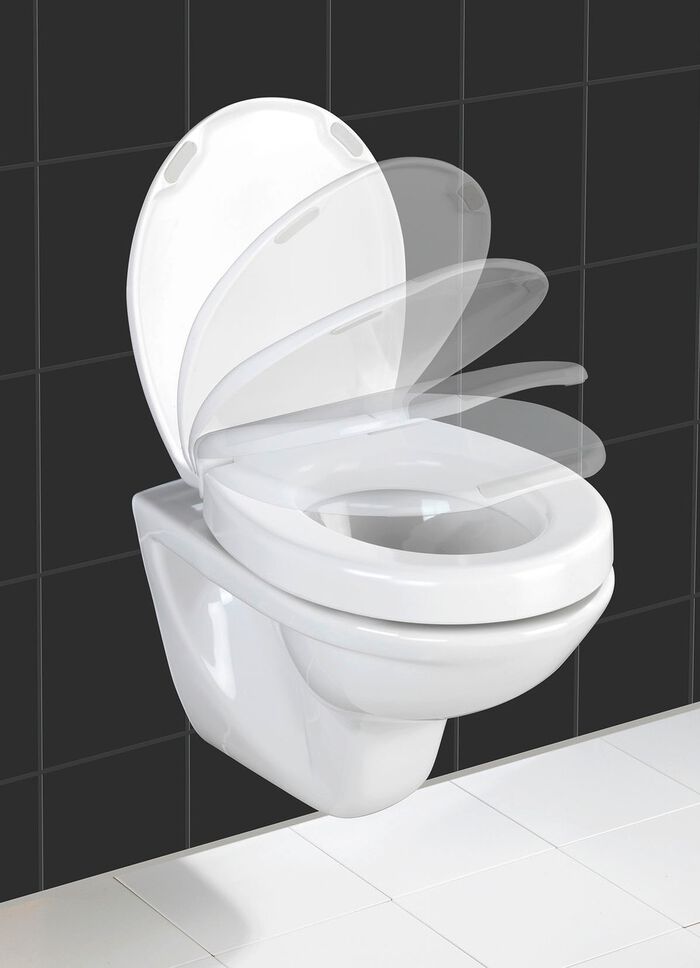 Toiletzitting met verhoogde zitting 