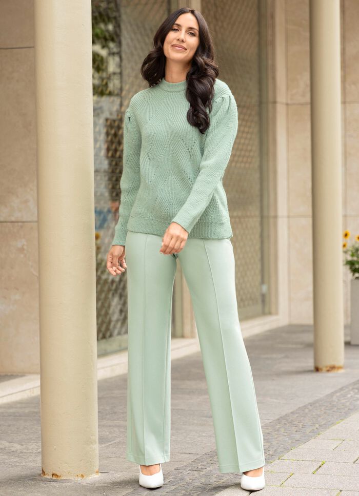 Trui met decoratieve plooien 