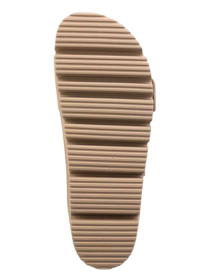 ELENA EDEN, comfortabele damesmuiltjes, breedte H, met klittenbandsluiting BEIGE