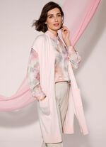 Lang kasjmier gebreid vest 