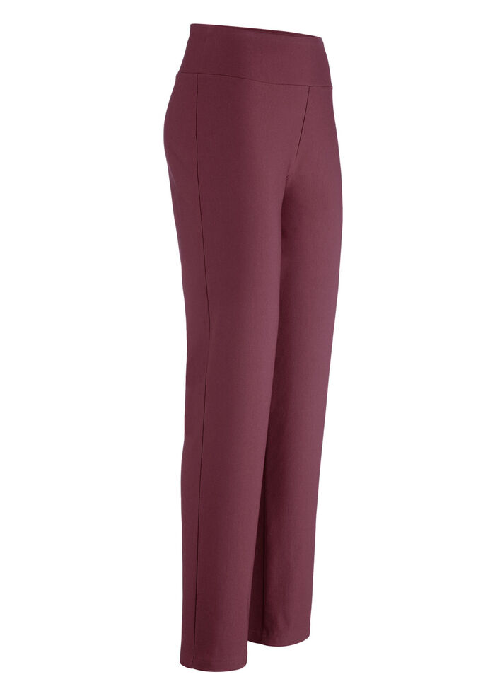 Broek met aangenaam warme voering BORDEAUX