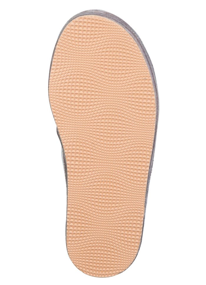 Laurina, gevoerde damespantoffels, met scheerwol 