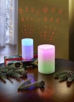 LED-kaars met projectie 