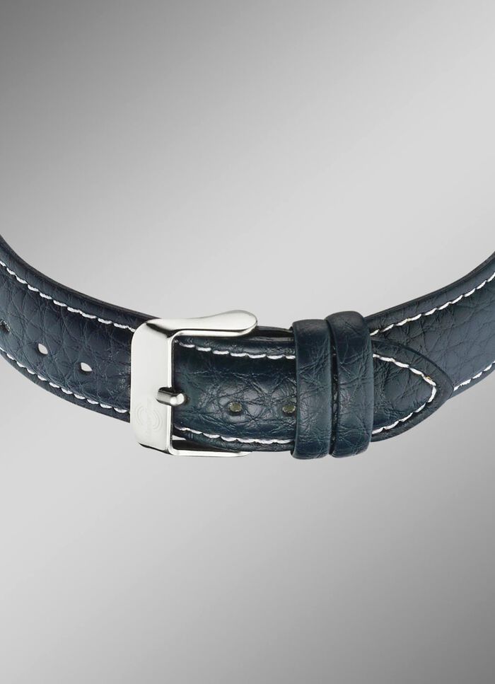 Prachtig leren herenpolshorloge 