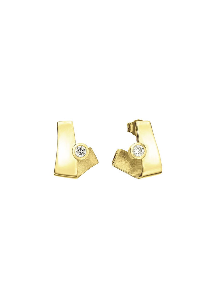 Delicate schittering &ndash; oorbellen van kostbaar goud 