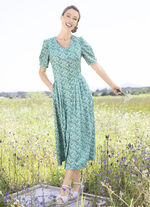 Landhuisjurk met bloemdessin 