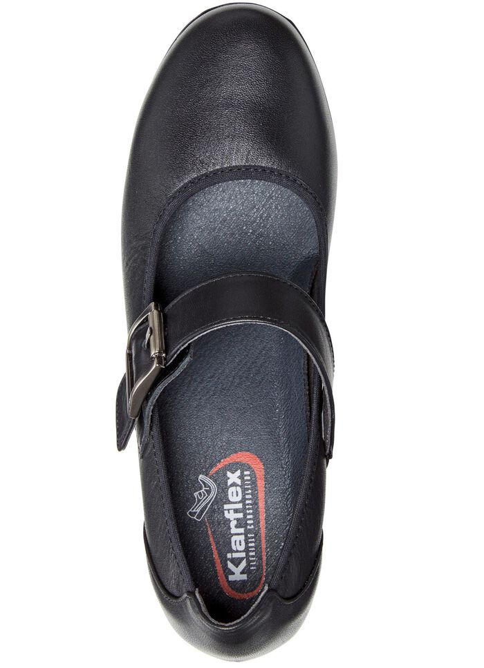 ELENA EDEN, chique damespumps, wijdte G, met uitneembaar voetbed ZWART