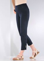 Broek met decoratieve sierknopen 