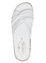 ELENA EDEN muiltjes met buisband WIT