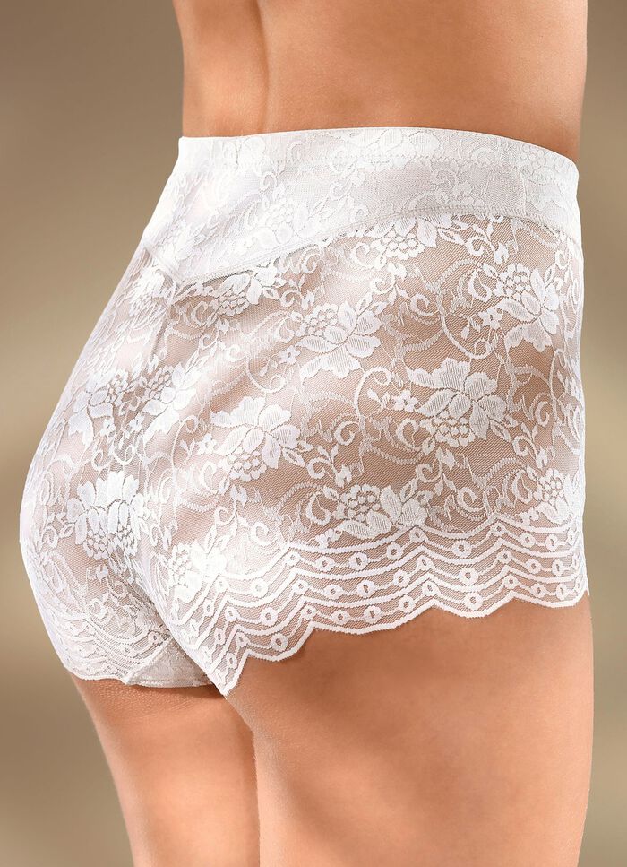 Set van drie elastische kanten broeken 