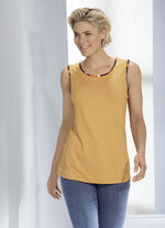 2-delige set bestaande uit een overhemdjack en een tanktop 