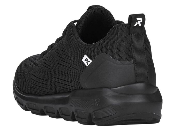 Rieker sneakers met elastische decoratieve vetersluiting 