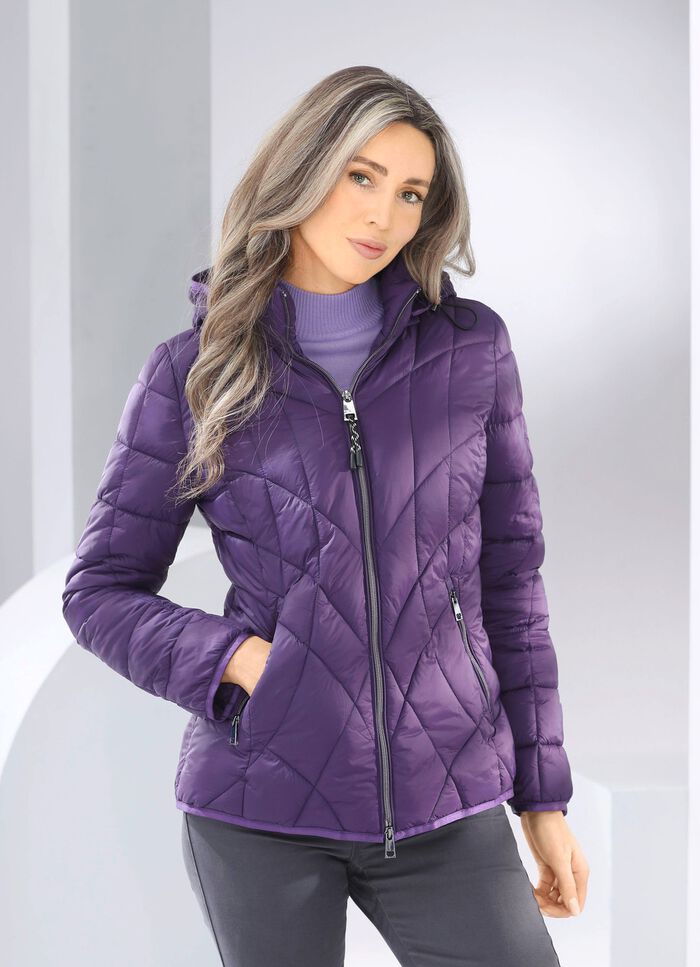 Jas met afneembare capuchon 