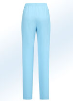 Broek met trendy beensplitten TURQUOISE