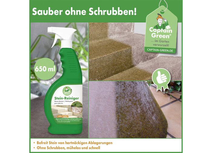 Stenenreiniger, 650 ml, van Captain Green 
