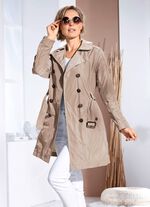 Functionele trenchcoat met riem 