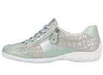 Remonte sneakers met bedrukte rand 