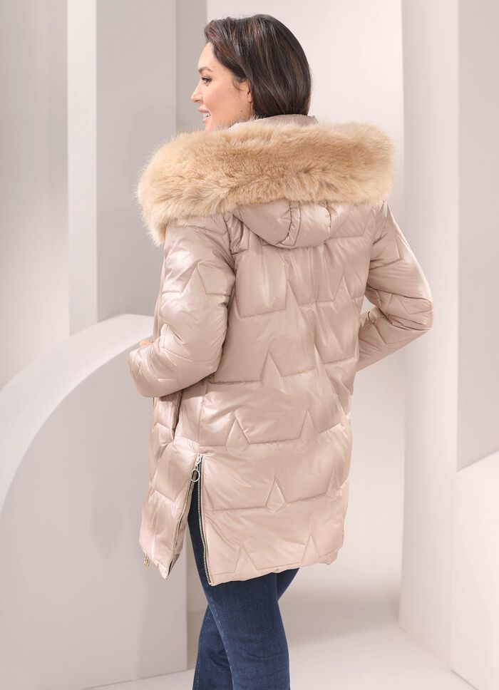 Jas met afneembare capuchon 