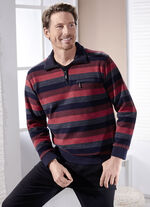 Troyer met gebreide kraag 