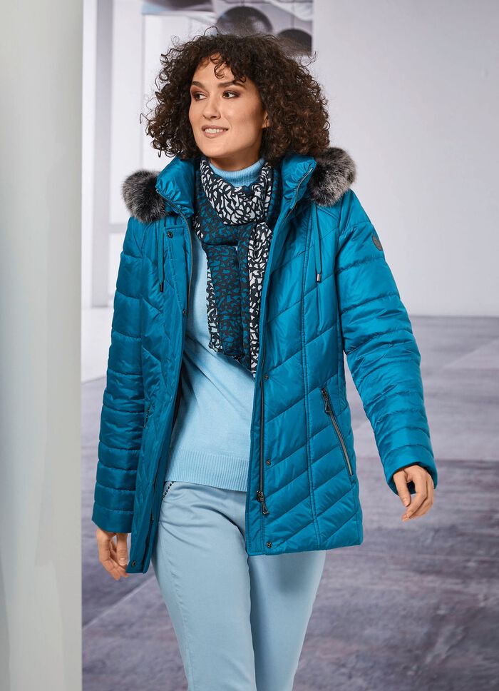 Jas met afneembare capuchon BENZINE