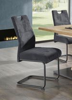 Stoelset van 4 ANTRACIET