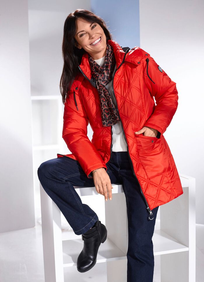 Jas met afneembare capuchon 