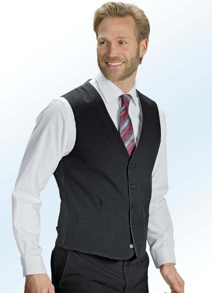 Pak met omkeerbaar vest en twee broeken ZWART-ZILVERGRIJS