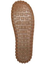 Gemini pantoffels met elastische banden aan de zijkanten WIT-ORANJE