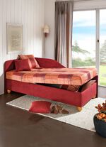 Studio ligbed met zijdeel dat rechts of links opgesteld kan worden 