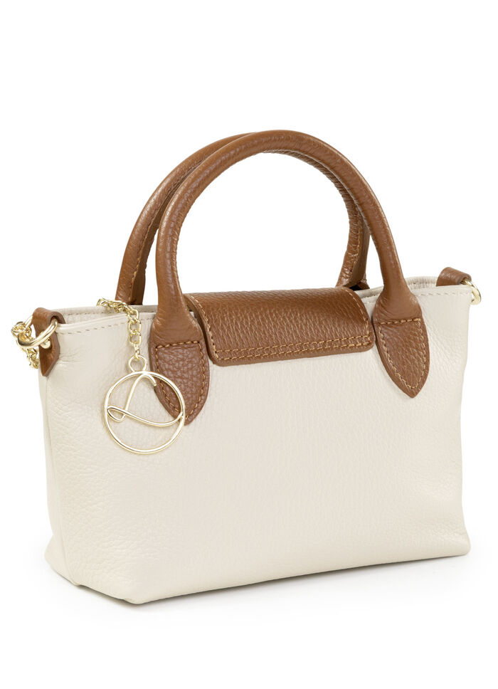 Laurina, mini tas, dames, met afneembare, verstelbare schouderband BEIGE-BRUIN