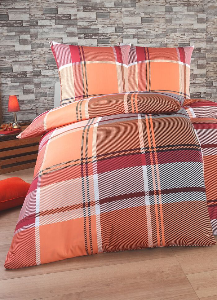 Beddengoedset in polykatoenen flanelkwaliteit 