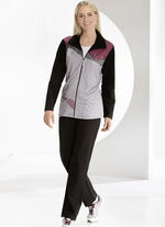 Vrijetijdspak met strass-applicaties 