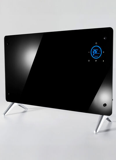 Ultraplat glazen verwarmingspaneel met LED-display 