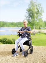 buiten rollator ZWART