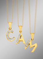 Letterhanger met diamanten 