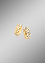 Klapcreolen, machinaal gegraveerd 