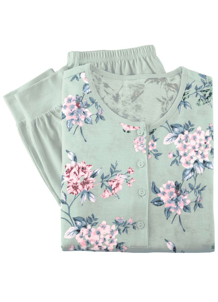 Twee-pack pyjama's, lange mouwen en knoopsluiting 