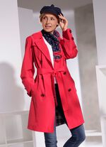 Trenchcoat met riem in 2 kleuren 