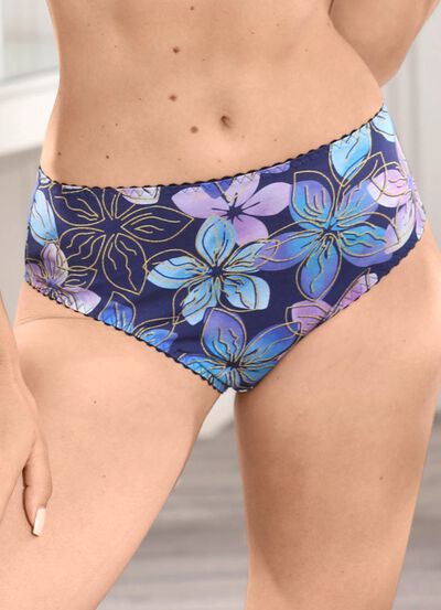 Set van 2 slips met een harmonieus bloemdessin 