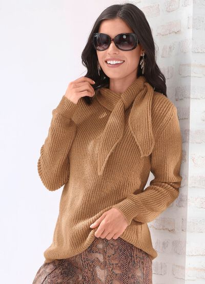 Trui in zachte, donzige kwaliteit 